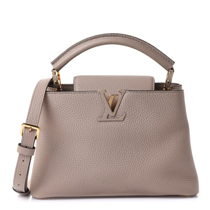 Louis Vuitton Taurillon Capucines BB Galet 1 of 10