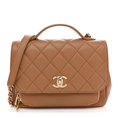 Chanel Caviar Quilted Medium Business Affinity Flap Brown 1 of 10