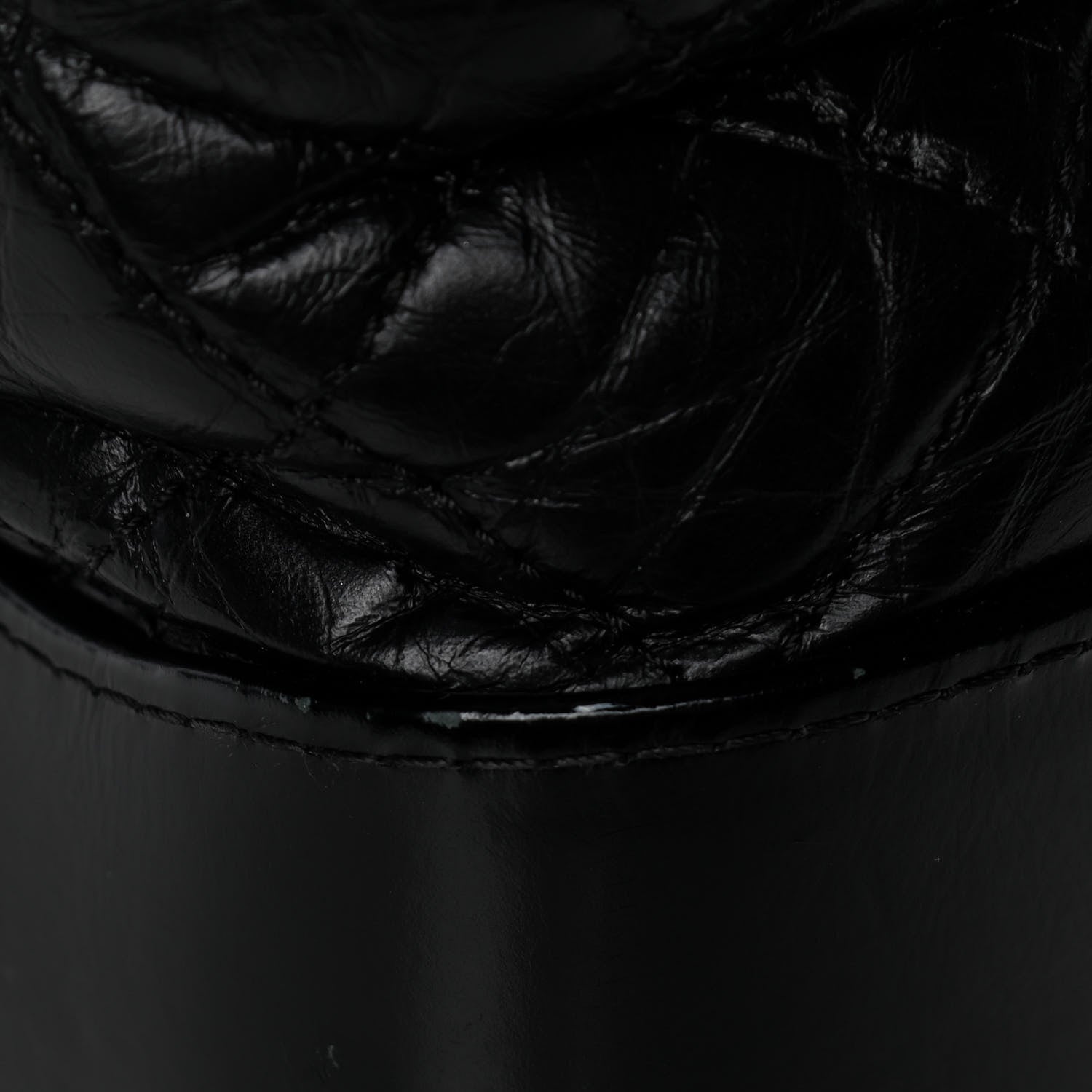 Chanel Aged Calfskin Quilted Large Gabrielle Hobo Black 13 of 13