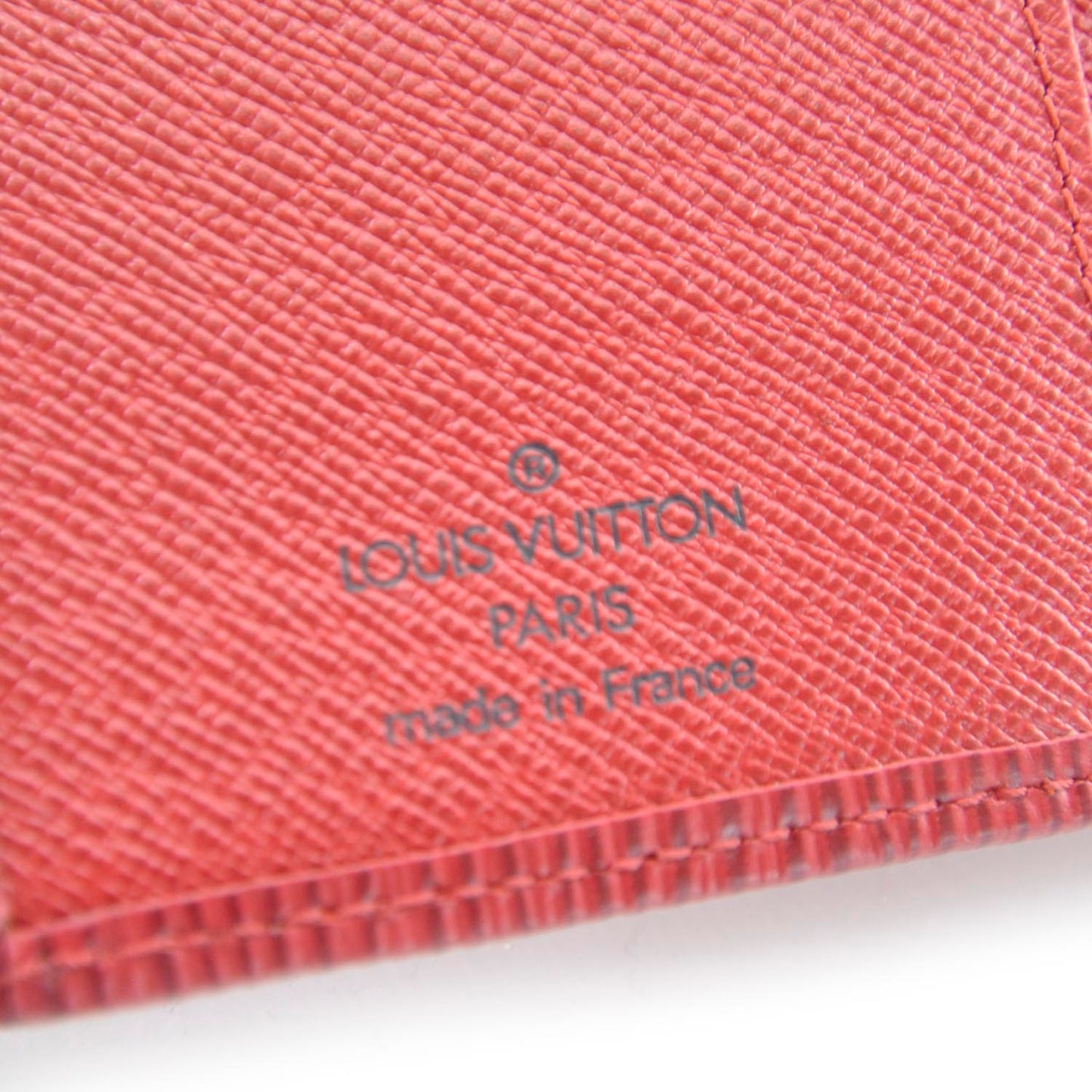 Epi French Purse Wallet Red