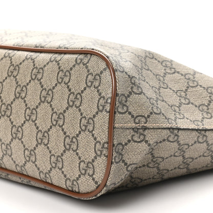 Gucci Soft GG Supreme Monogram Small Crossbody Tote Beige Cuir 10 of 10