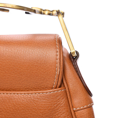 Christian Dior Calfskin Saddle Bag Tan 11 of 16