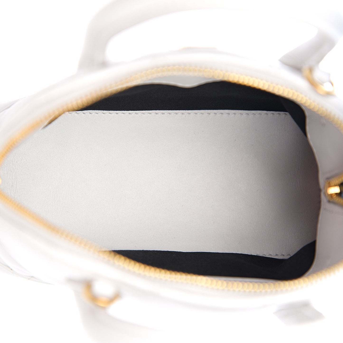 Nappa Calfskin Quilted XXS Ville Top Handle Bag White