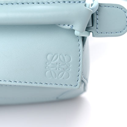 Loewe Satin Calfskin Mini Puzzle Bag Aquamarine 8 of 8