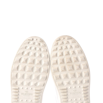 Valentino Garavani Calfskin Super Spiderman Velcro Sneakers 39.5 White 9 of 12