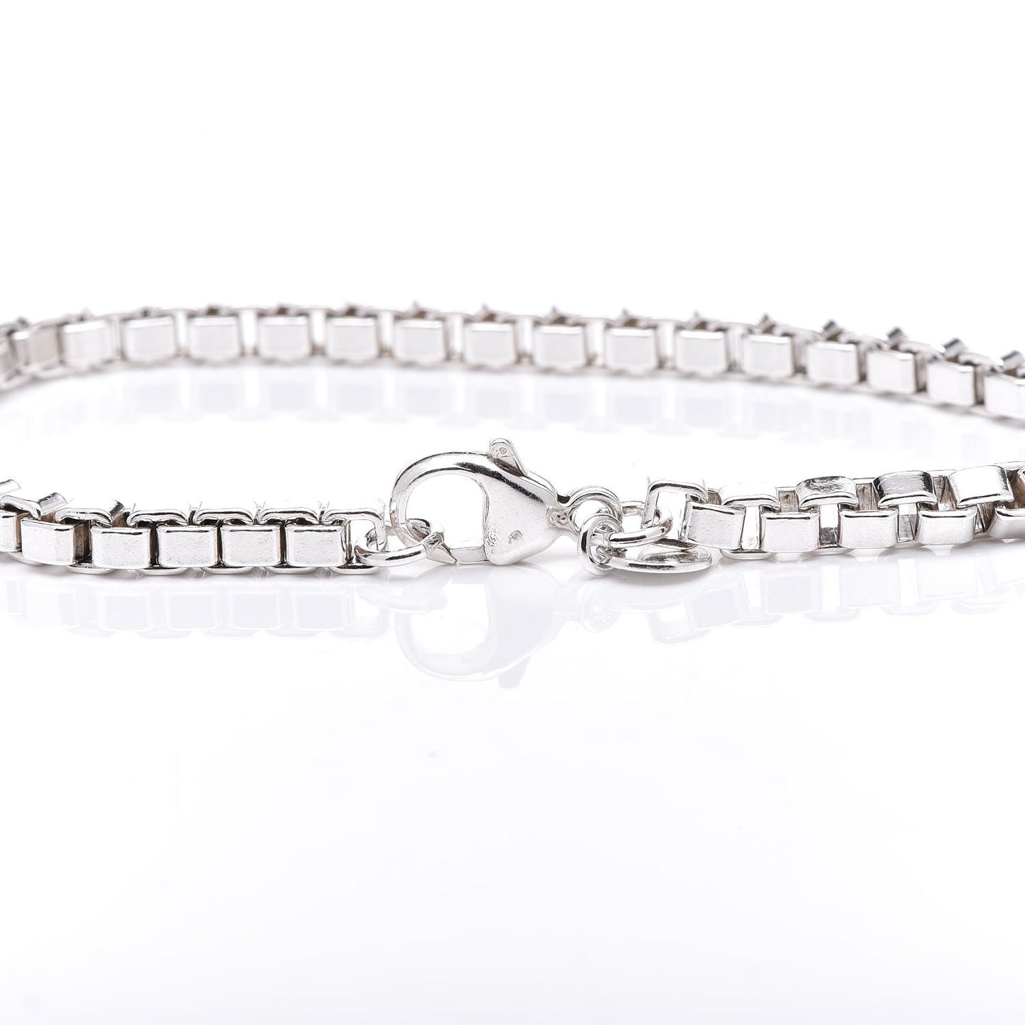 Sterling Silver 4mm Venetian Link Bracelet