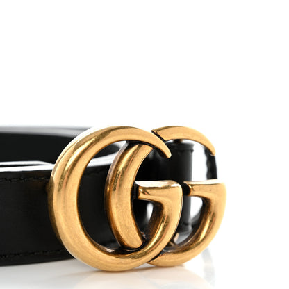 Gucci Calfskin Double G 20mm Belt 70 28 Black 6 of 6