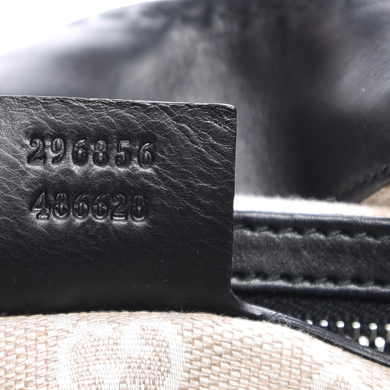 Gucci Calfskin Medium Soft Stirrup Shoulder Bag Black 6 of 7