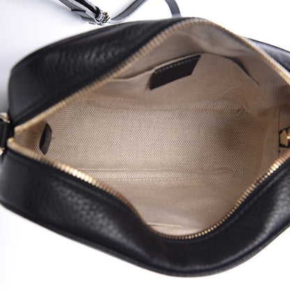 Gucci Pebbled Calfskin Small Soho Disco Bag Black 5 of 12
