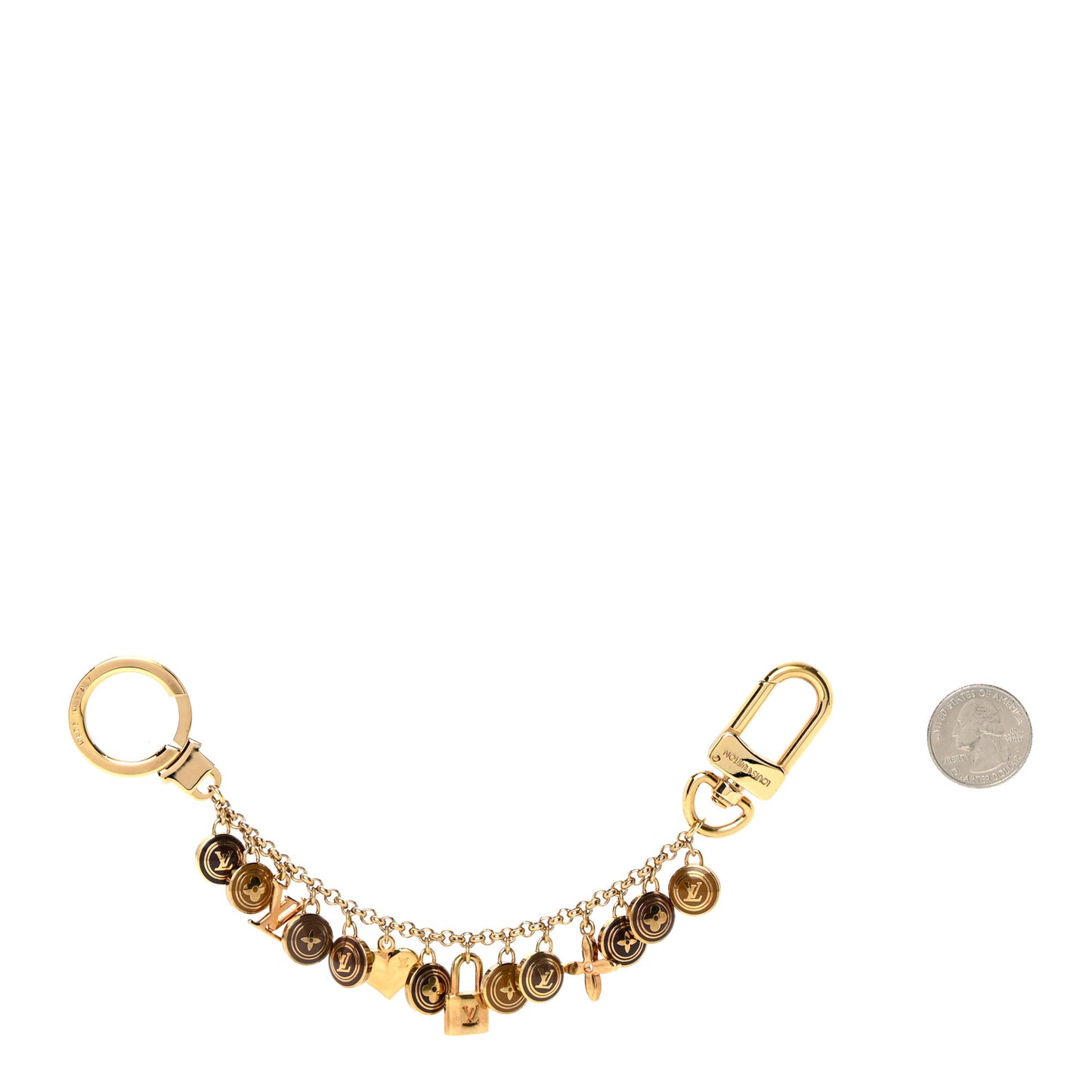 Pastilles Key Chain Bag Charm Brown