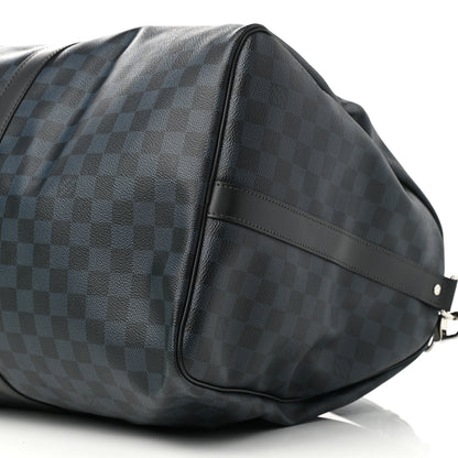 Louis Vuitton Damier Cobalt Keepall Bandouliere 55 10 of 10