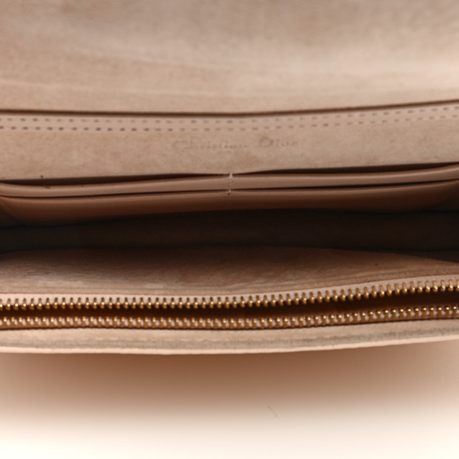 Christian Dior Grained Calfskin Diorama Wallet on Chain Pouch Rose Poudre 5 of 9