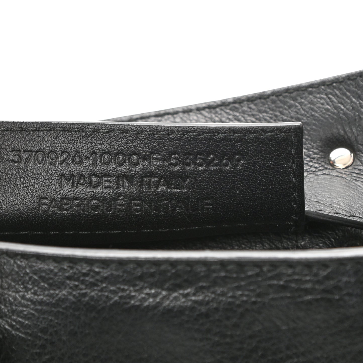 Veau Papier A6 Zip Around Tote Black