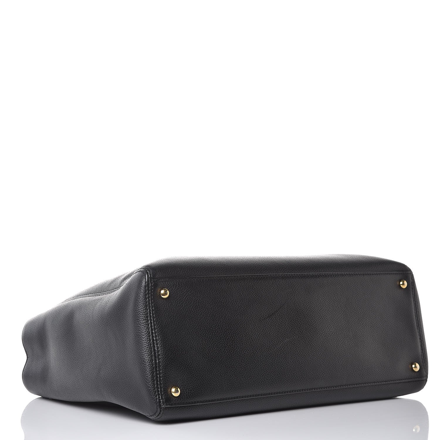 Chanel Calfskin Cerf Executive Shopper Tote Black 5 of 11