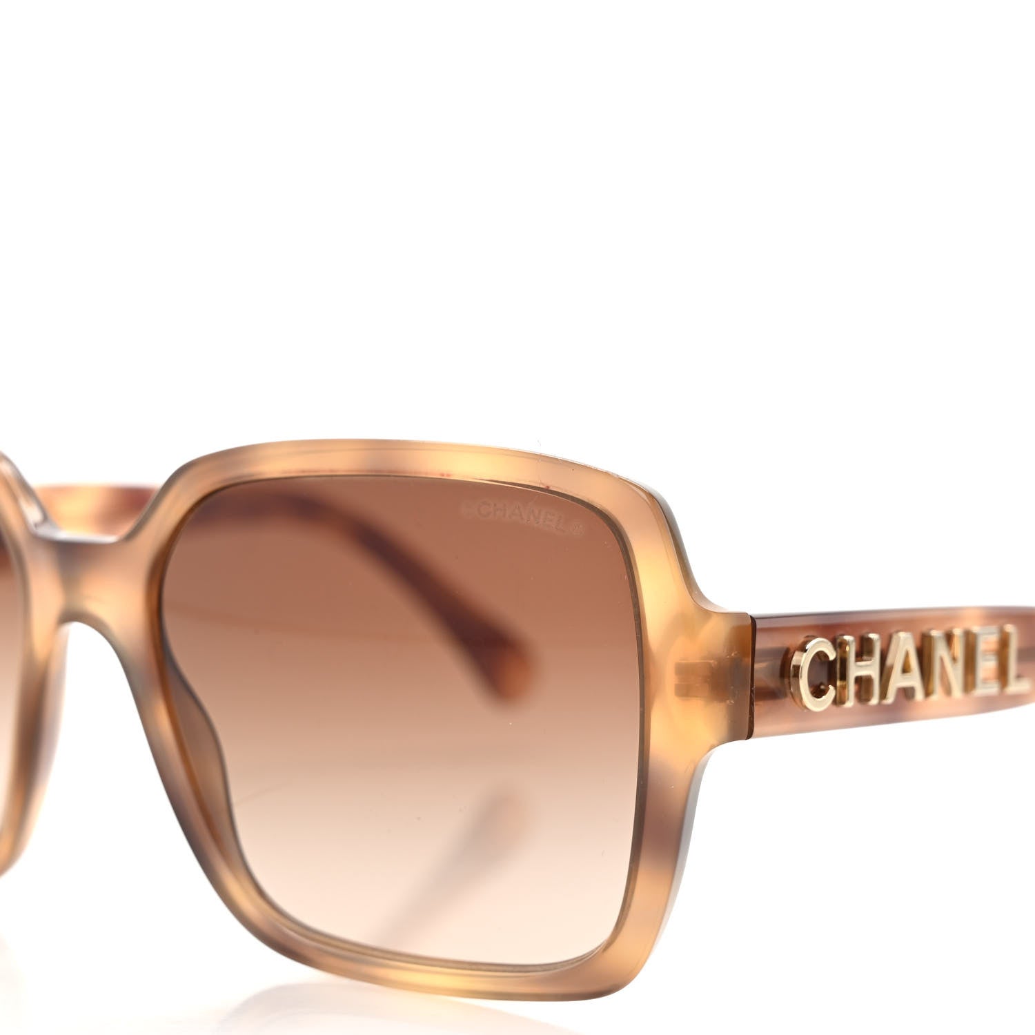 Chanel Acetate Polarized Square Sunglasses 5408 Brown 5 of 8