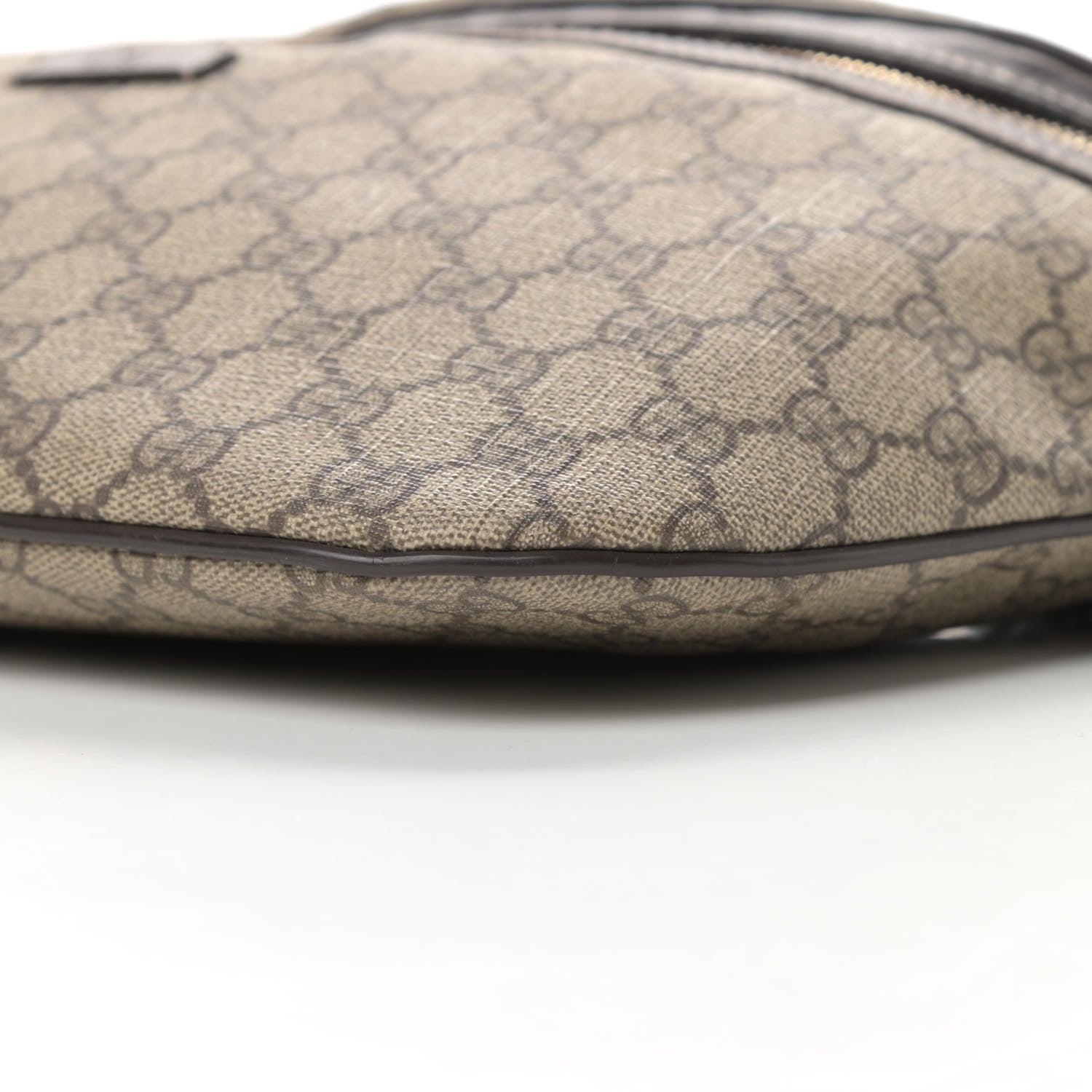 Gucci GG Supreme Monogram Belt Bag Dark Brown 10 of 14