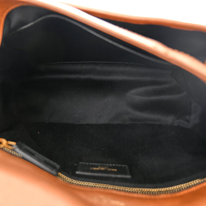 Saint Laurent Crinkled Calfskin Matelasse Monogram Medium Niki Chain Satchel Caramel 4 of 7