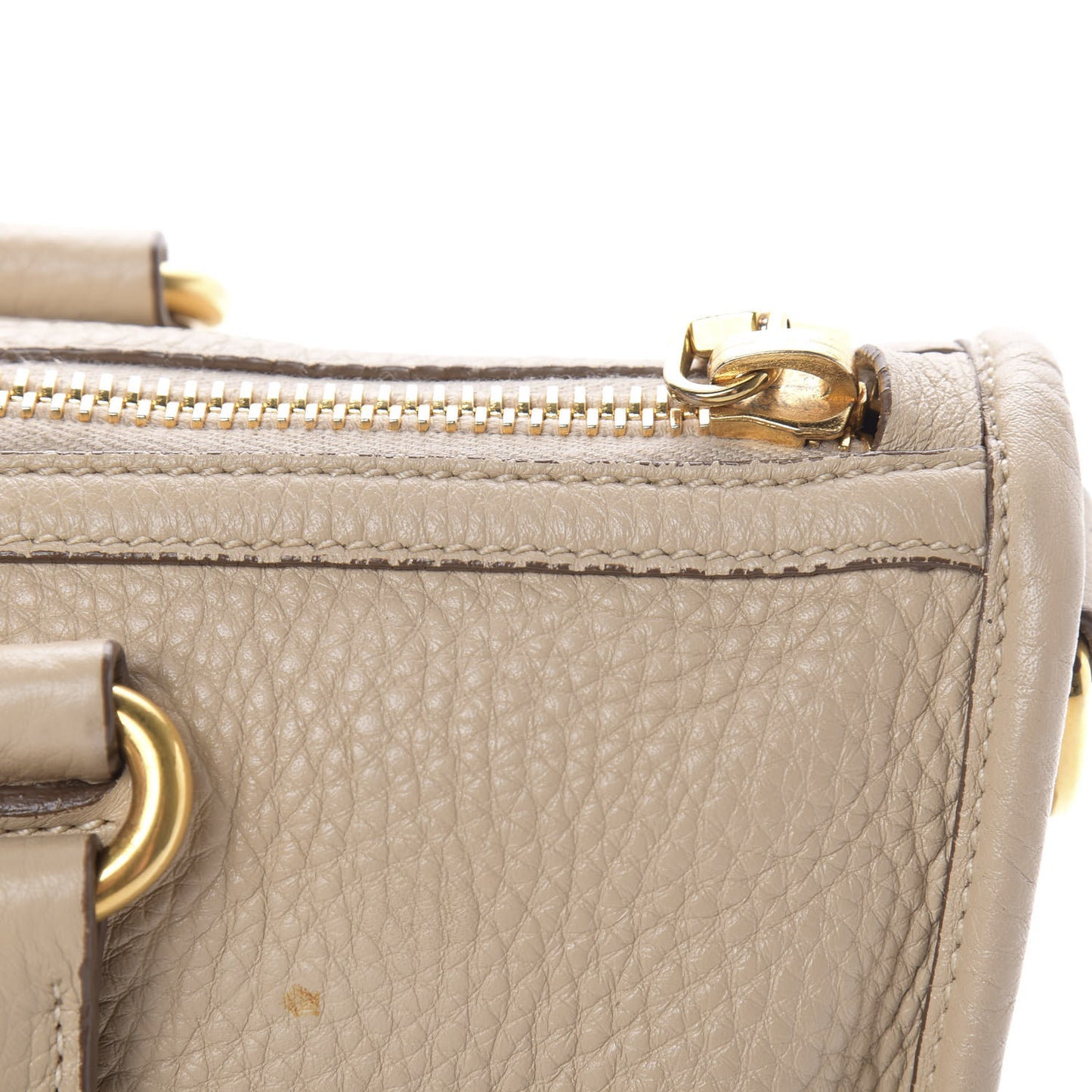 Vitello Daino Shopping Satchel Cammeo