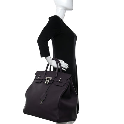 Hermes Togo HAC Birkin 40 Raisin 2 of 11
