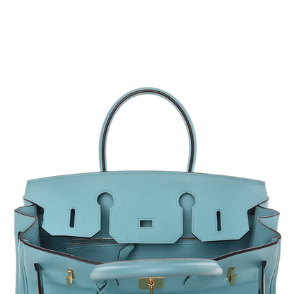 Hermes Togo Birkin 30 Bleu Atoll 8 of 35