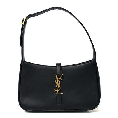 Saint Laurent Smooth Calfskin Le 5 A 7 Hobo Black 1 of 10