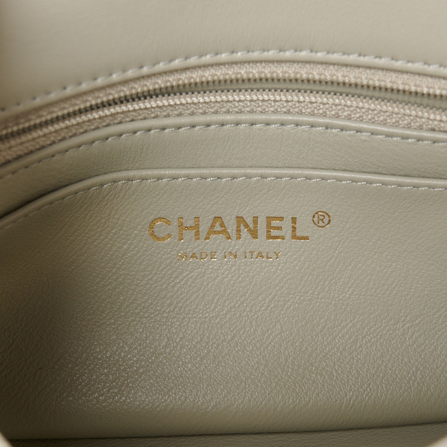 Chanel Lambskin Quilted Mini Pearl Crush Flap Light Grey 6 of 11