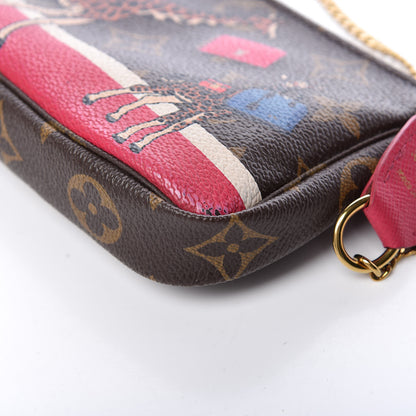 Louis Vuitton Monogram 2017 Christmas Animation Mini Pochette Accessories 9 of 11