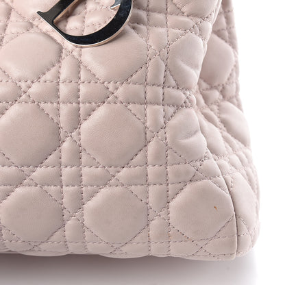 Christian Dior Lambskin Cannage Small Dior Soft Shopping Tote Light Pink 17 of 22