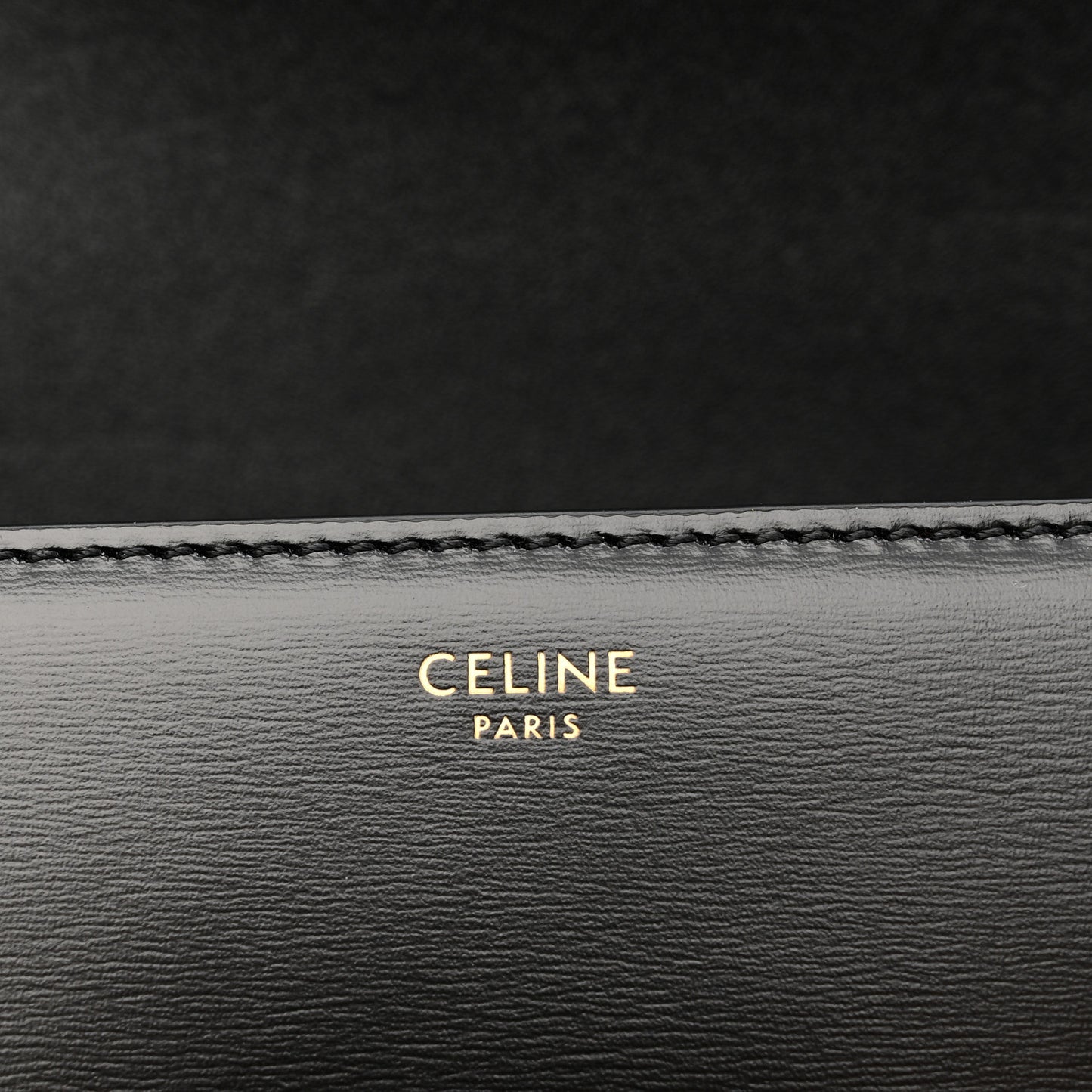 Shiny Calfskin Teen Triomphe Black