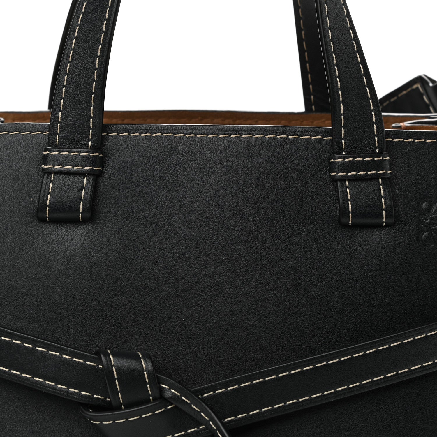 Loewe Calfskin Small Gate Tote Midnight Blue 7 of 13