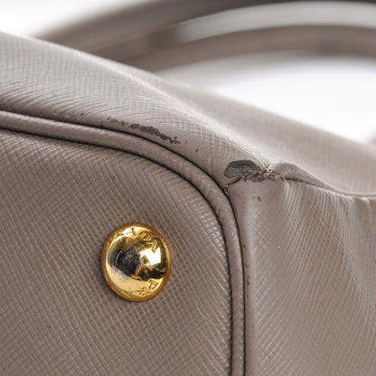 Prada Saffiano Large Galleria Double Zip Tote Argilla 10 of 16