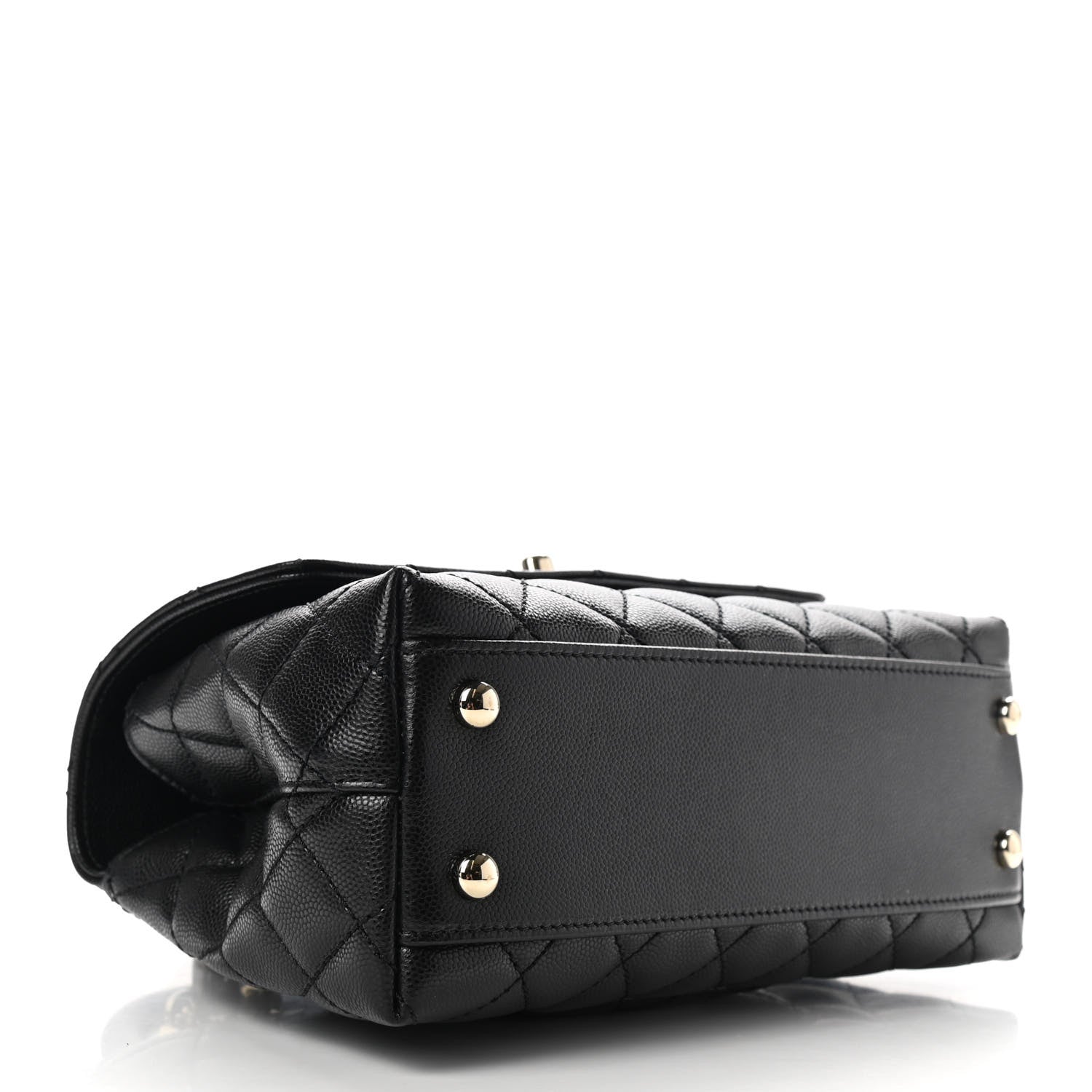 Chanel Caviar Quilted Mini Coco Handle Flap Black 4 of 9
