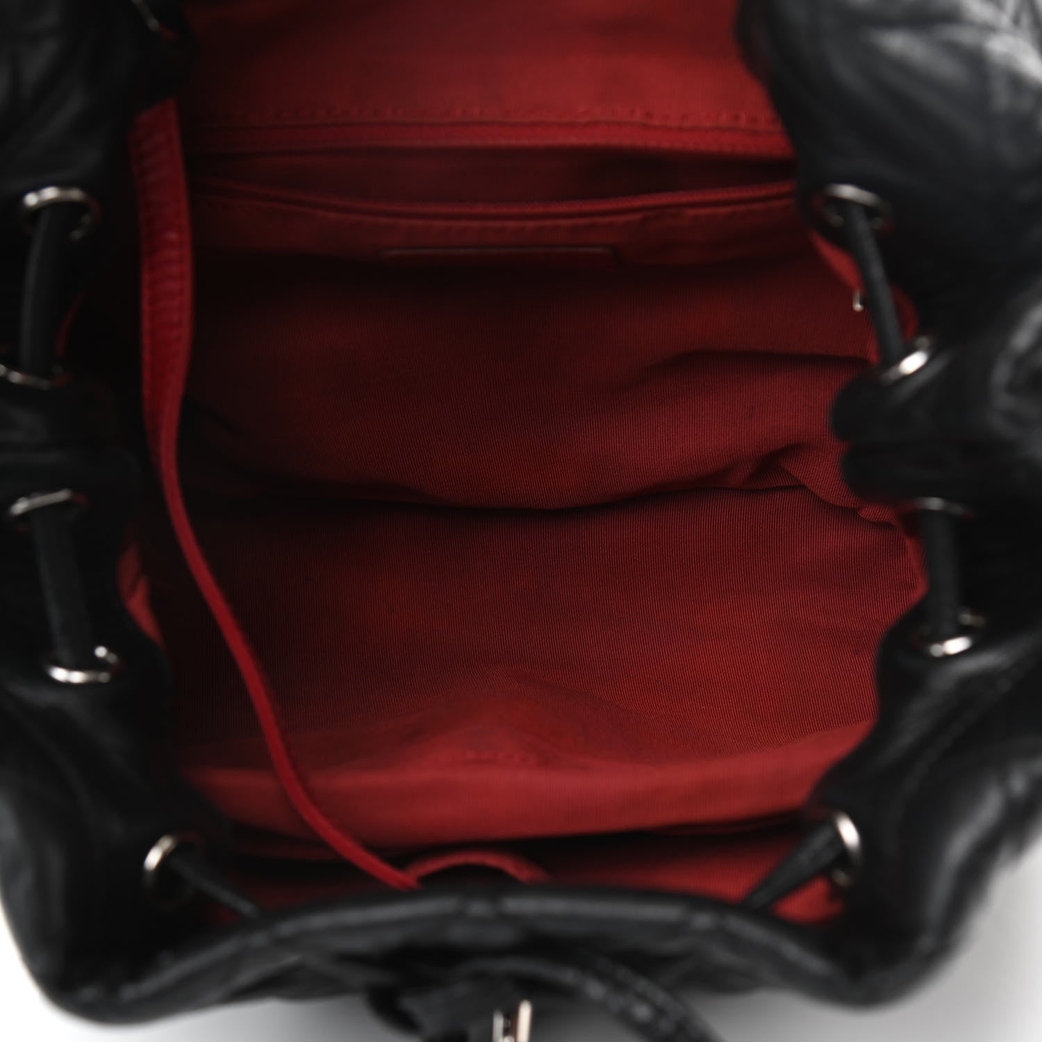 Chanel Lambskin Quilted Beijing Backpack Black 5 of 10