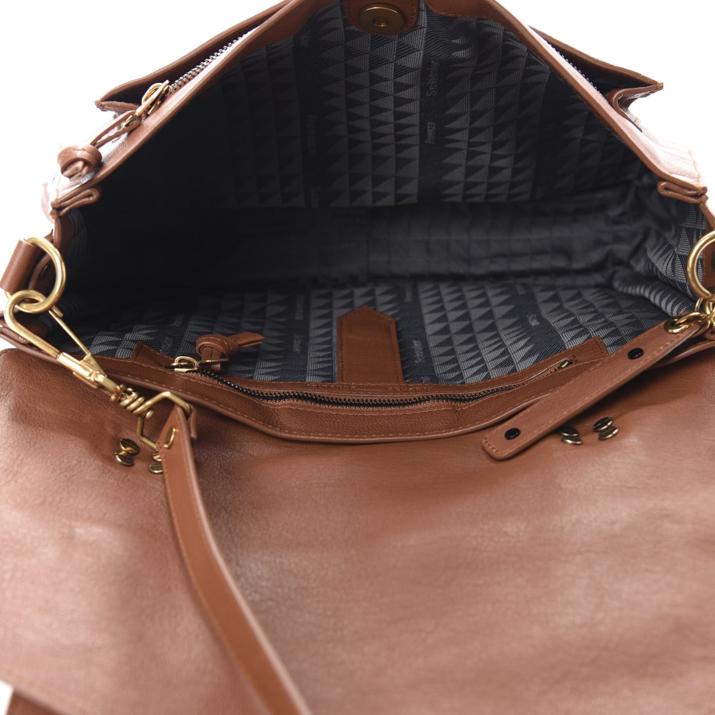 Lambskin Medium PS1 Satchel Saddle