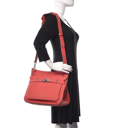 Hermes Taurillon Clemence Jypsiere 34 Bougainvillea 2 of 10