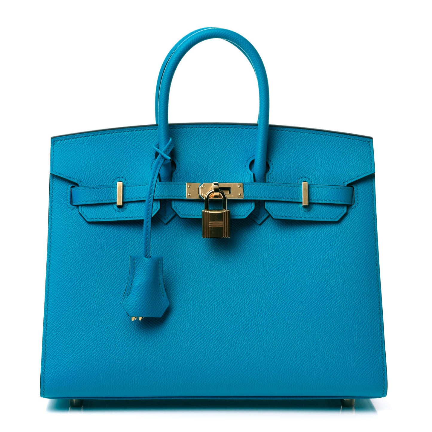 Epsom Birkin Sellier 25 Bleu Frida