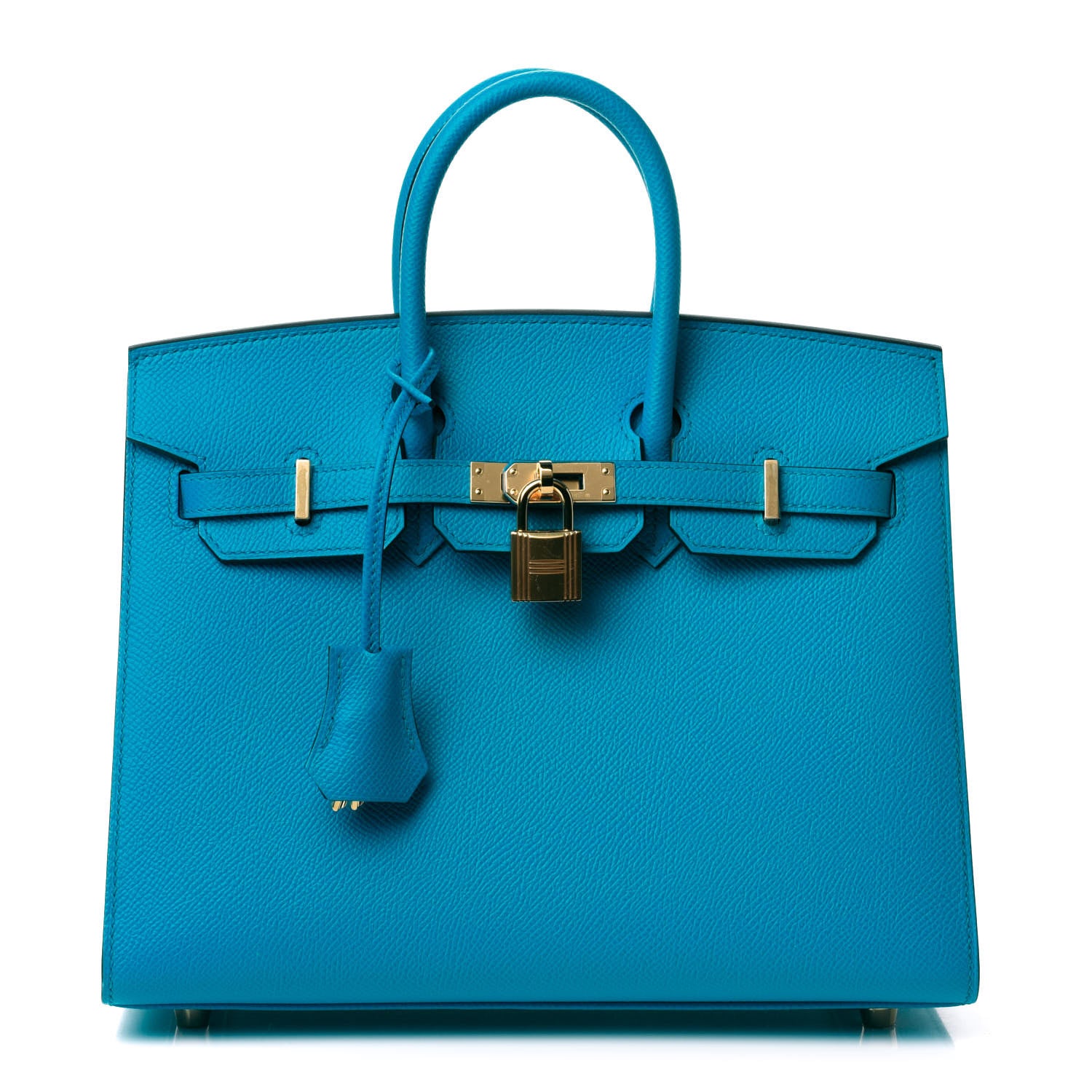 Hermes Epsom Birkin Sellier 25 Bleu Frida 1 of 11