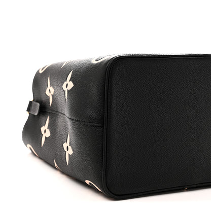 Louis Vuitton Empreinte Monogram Giant Neonoe MM Black Beige 9 of 11