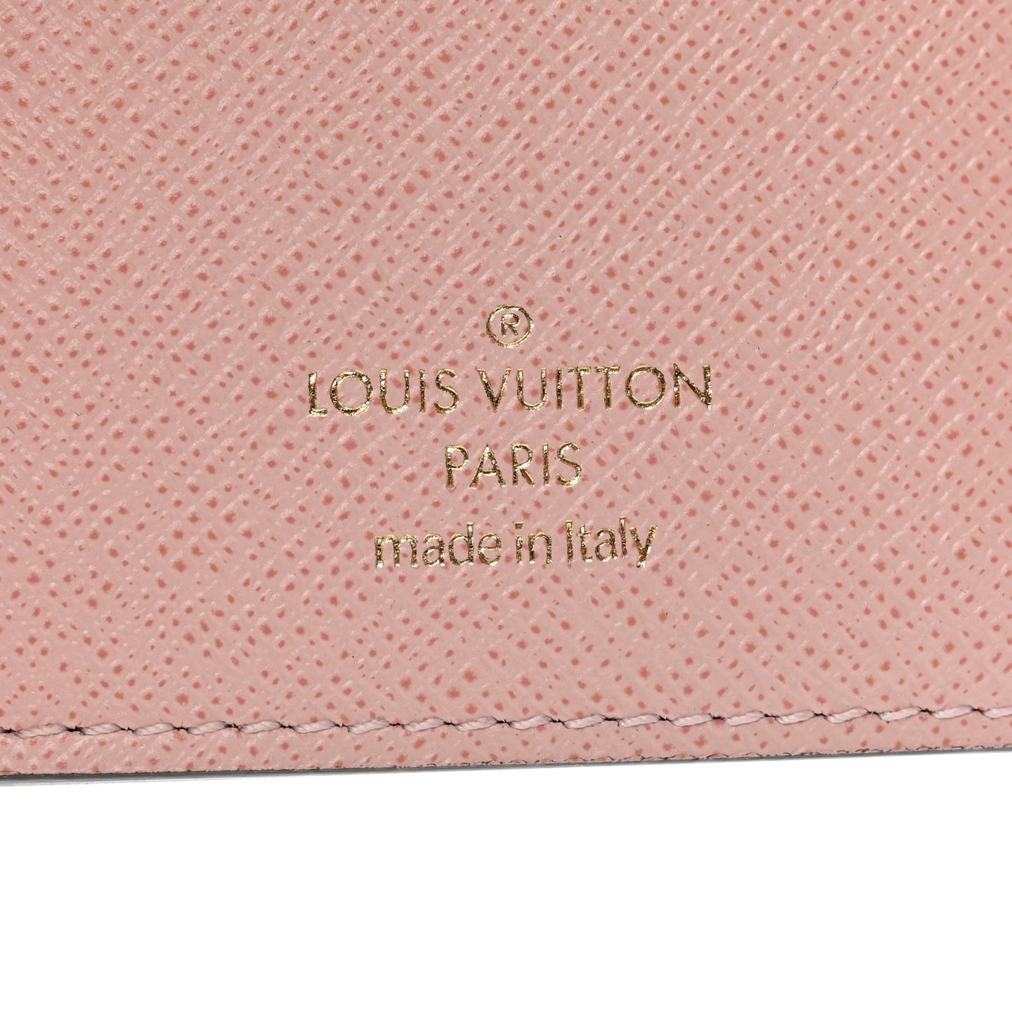 Damier Ebene Victorine Wallet Rose Ballerine