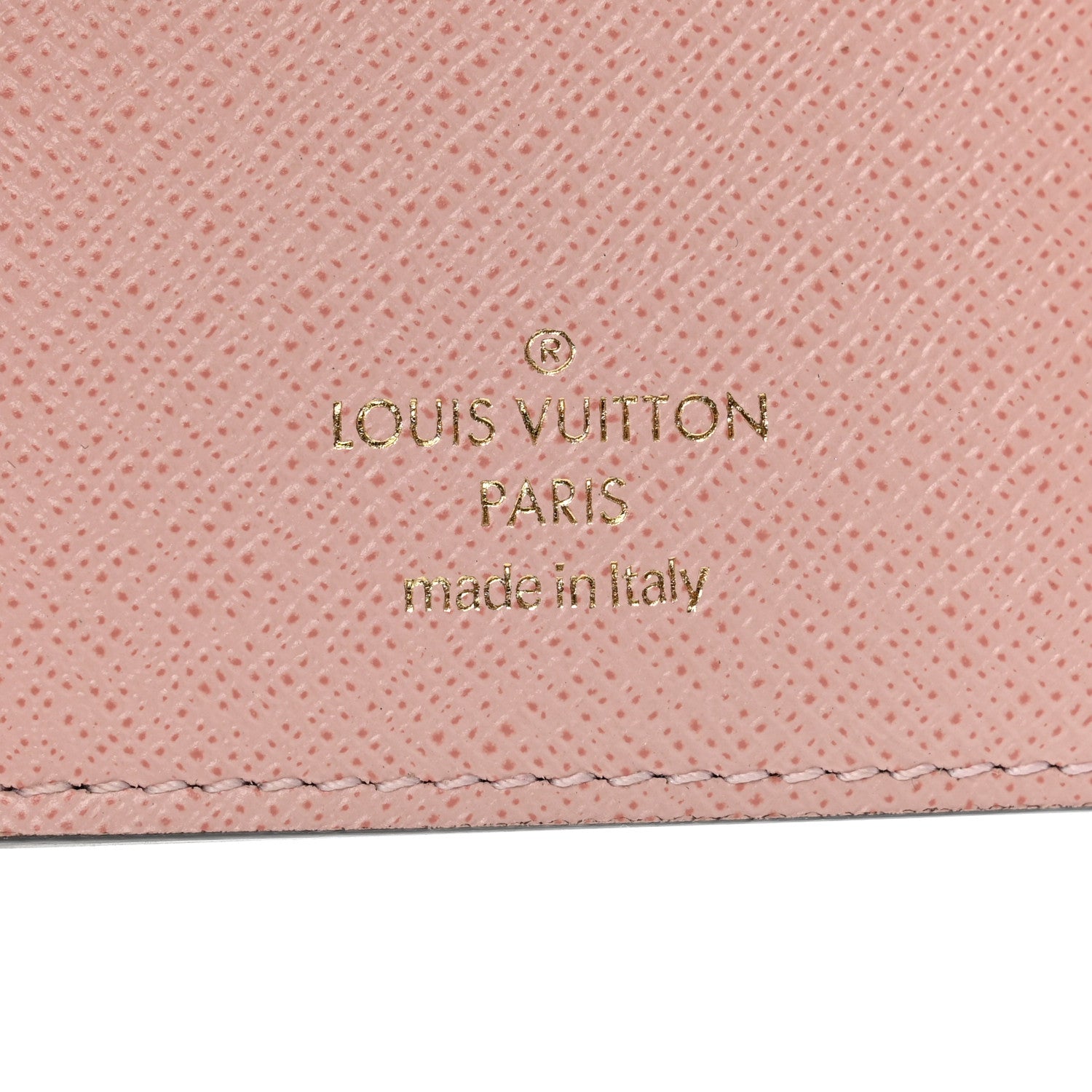 Louis Vuitton Damier Ebene Victorine Wallet Rose Ballerine 6 of 7