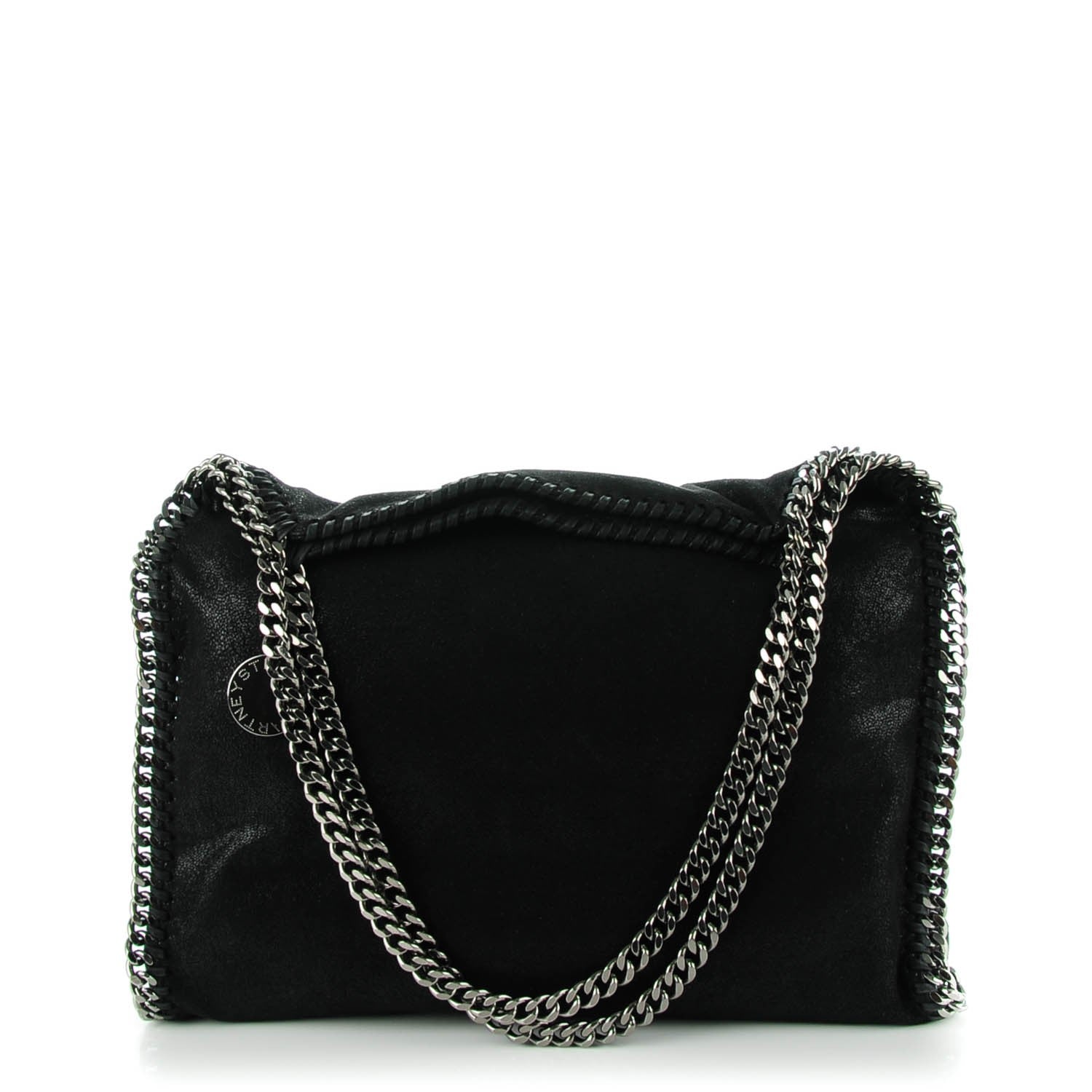 Stella McCartney Shaggy Deer Big Falabella Tote Black 1 of 9