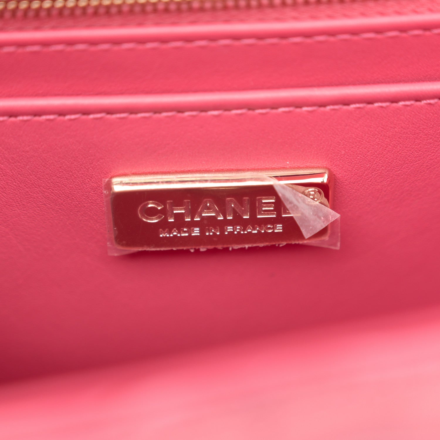 Chanel Shiny Alligator Mini Rectangular Flap Pink 6 of 12