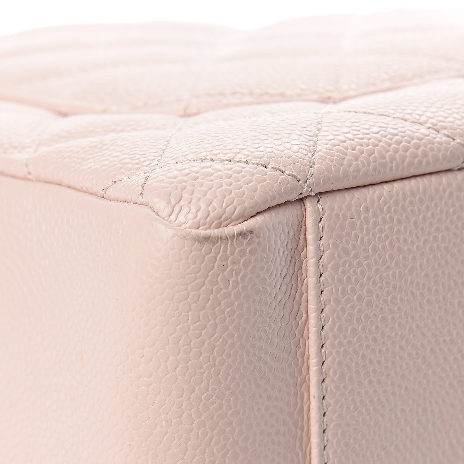 Chanel Caviar Quilted Grand Shopping Tote GST Light Pink 11 of 13