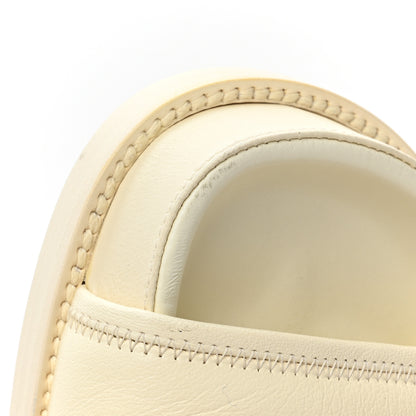 Chanel Lambskin Cha-Nel Mule Sandals 38.5 Ivory Multicolor 11 of 11
