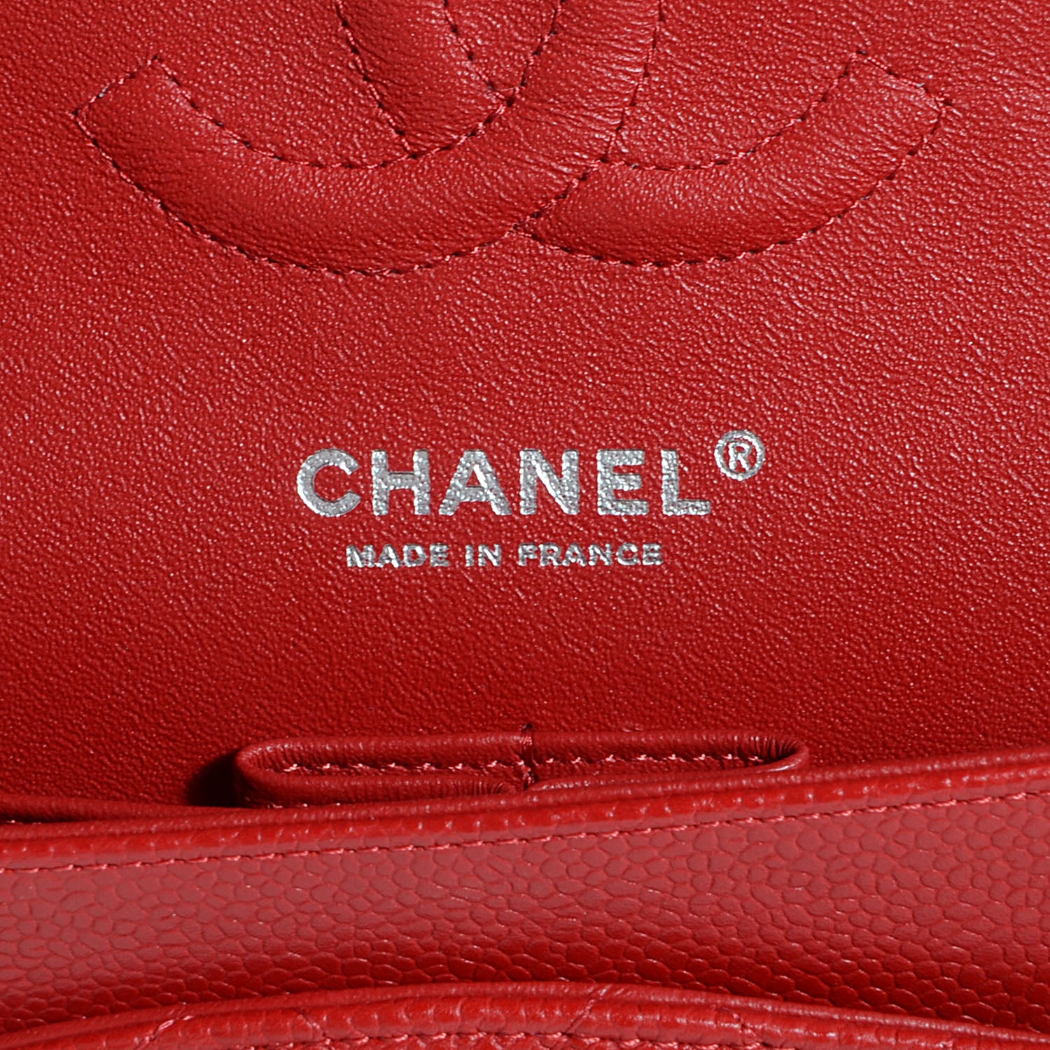 Chanel Caviar Quilted Medium Double Flap Red 5 of 8