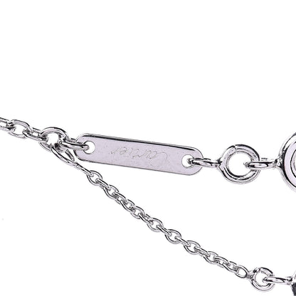 Cartier 18K White Gold Diamond Small Hearts and Symbols Pendant Necklace 7 of 7