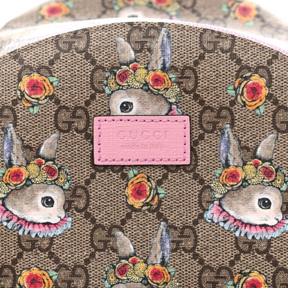 Gucci X YUKO HIGUCHI GG Supreme Monogram Childrens Backpack Pink 8 of 10