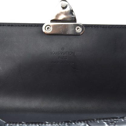 Louis Vuitton Monogram Glace Anouchka Pochette MM Black 7 of 7