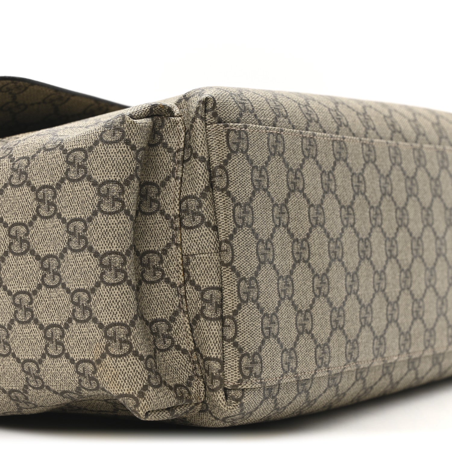 Gucci GG Plus Monogram Messenger Diaper Bag Dark Brown 10 of 11