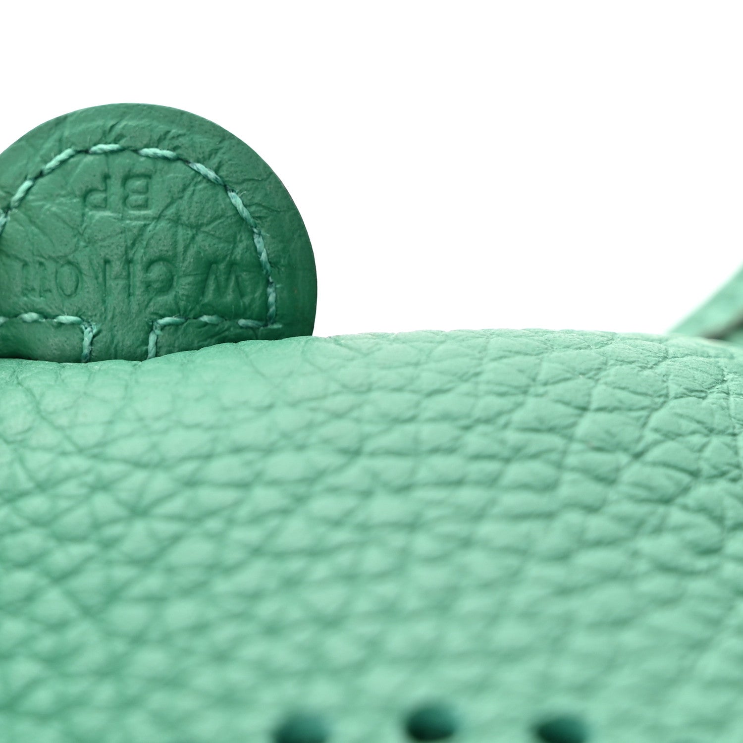 Hermes Taurillon Clemence Evelyne TPM Vert Vertigo 7 of 11